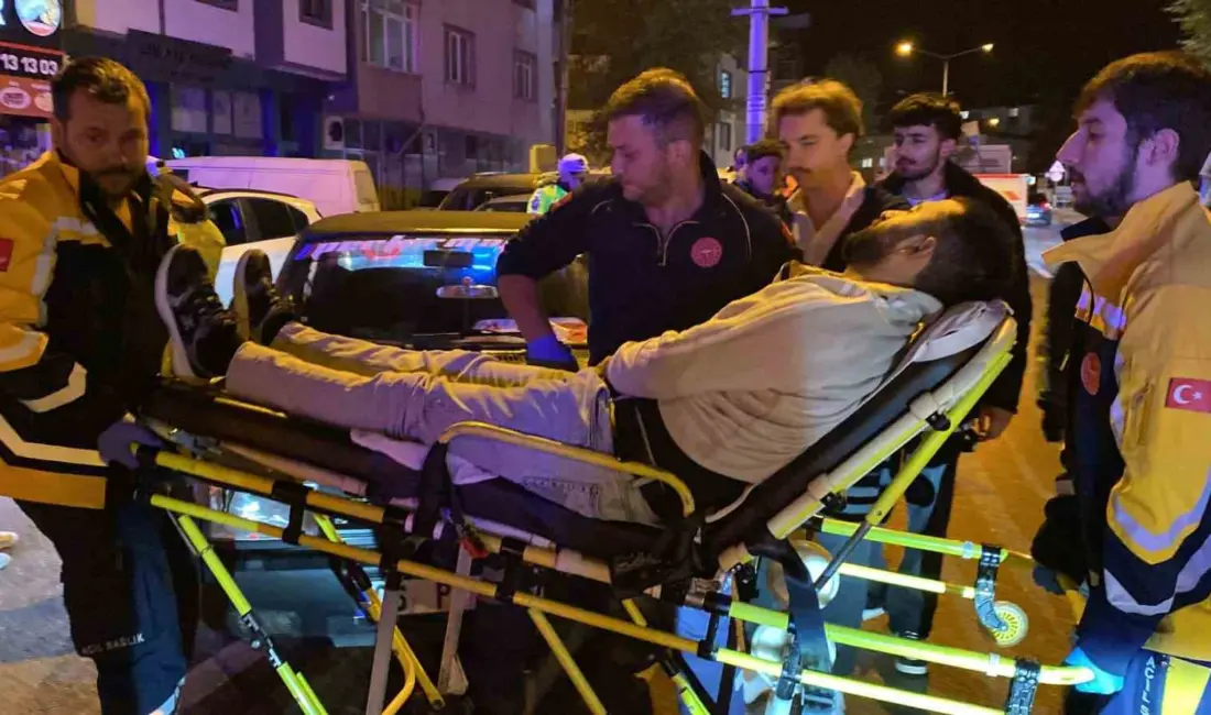 Bursa’nın İnegöl ilçesinde meydana gelen kazada seyir halinde fenalaşan sürücüsünün