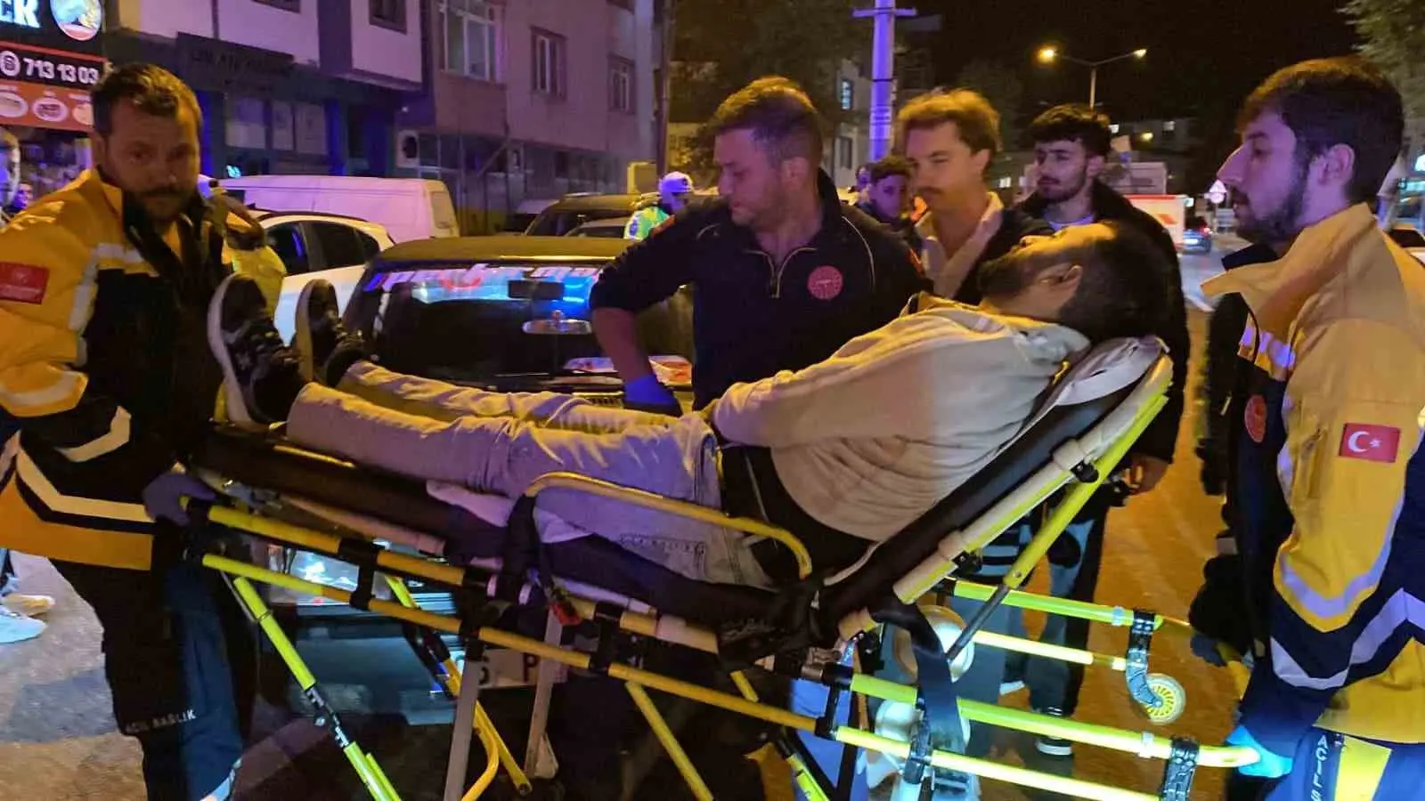 Bursa’nın İnegöl ilçesinde meydana gelen kazada seyir halinde fenalaşan sürücüsünün