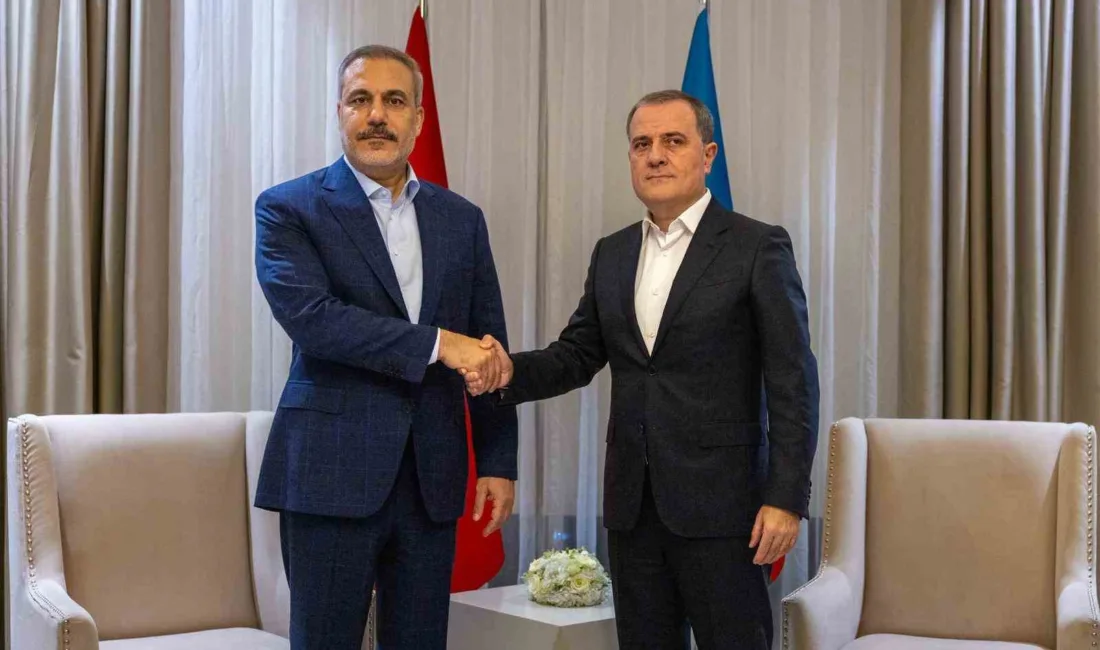 Dışişleri Bakanı Hakan Fidan, Azerbaycan Dışişleri Bakanı Ceyhun Bayramov ile