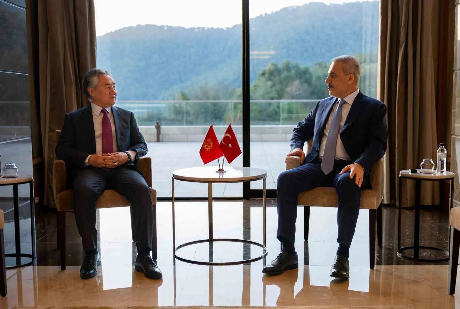 Dışişleri Bakanı Hakan Fidan, Azerbaycan’da Kırgızistan Dışişleri Bakanı Ceenbek Kulubayev