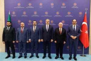 Dışişleri Bakanlığı’nda Dışişleri Bakanı Hakan Fidan, Milli Savunma Bakanı Yaşar