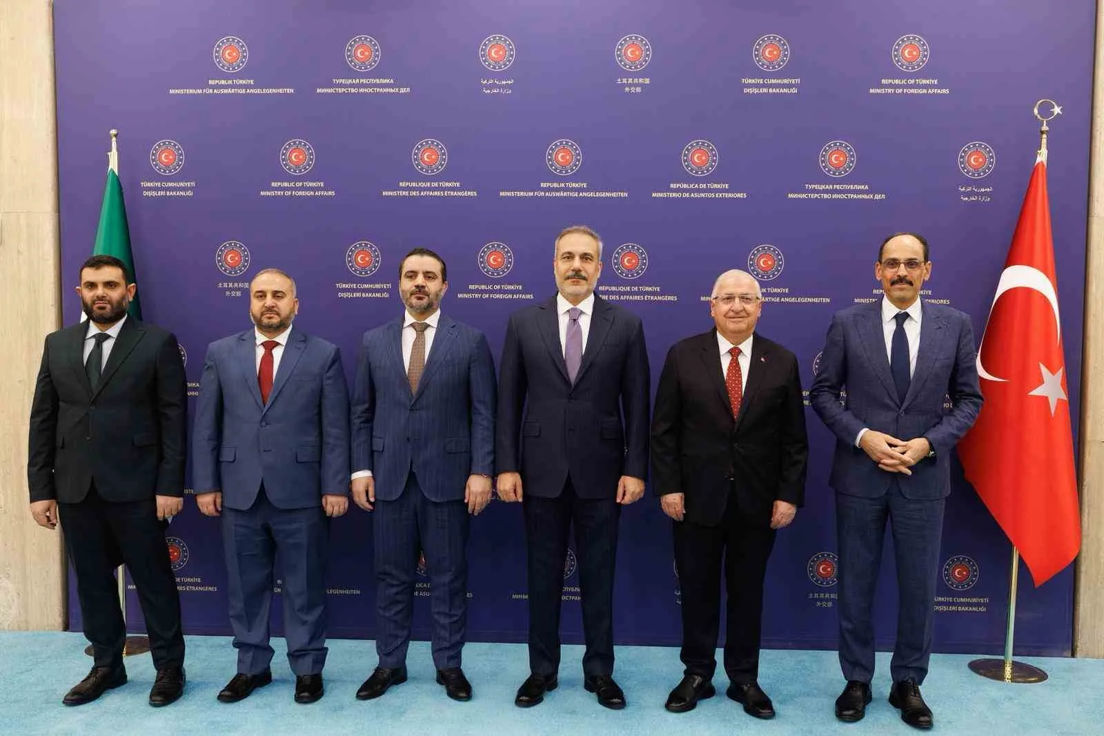 Dışişleri Bakanlığı’nda Dışişleri Bakanı Hakan Fidan, Milli Savunma Bakanı Yaşar