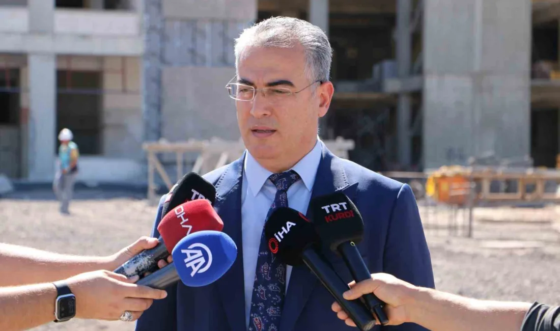 Diyarbakır’ın sağlık altyapısına büyük katkı sağlayacak olan şehir hastanesinin inşaatı