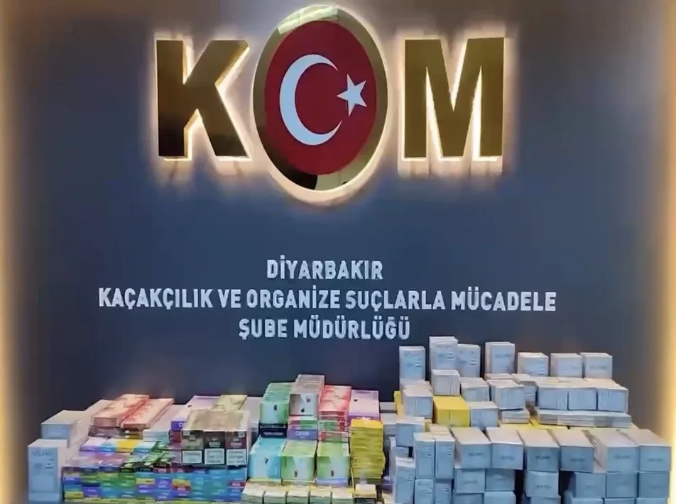 Diyarbakır polis ekiplerince eylül ayında düzenlenen kaçakçılık operasyonlarında 51 şüpheli
