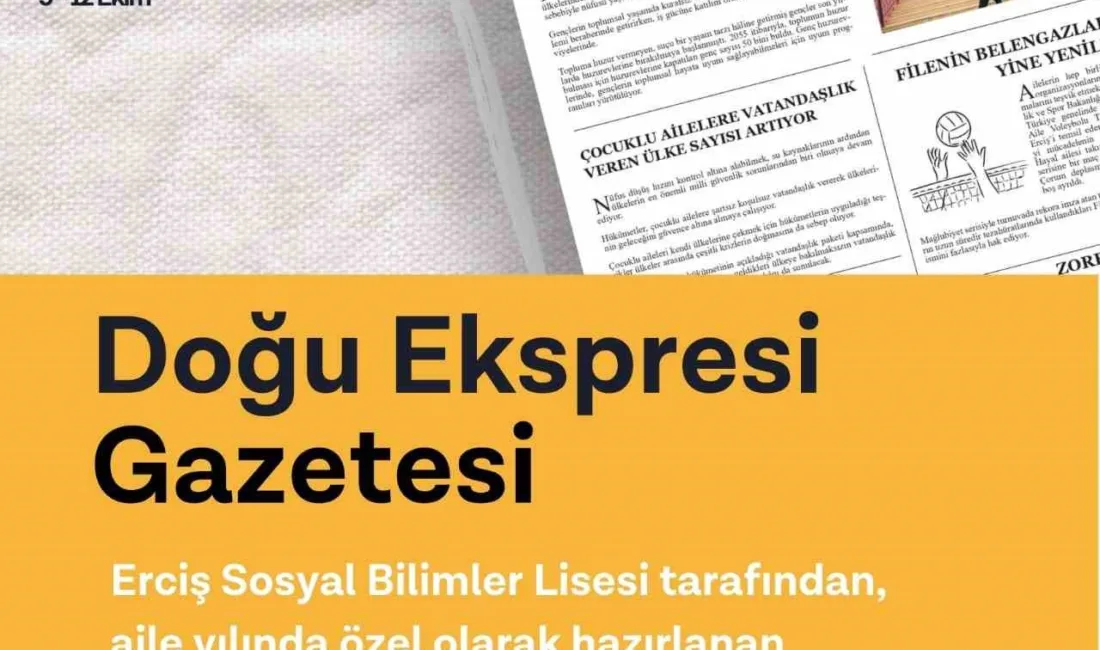 Van’ın Erciş ilçesinde eğitim veren Erciş Sosyal Bilimler Lisesi öğrencileri