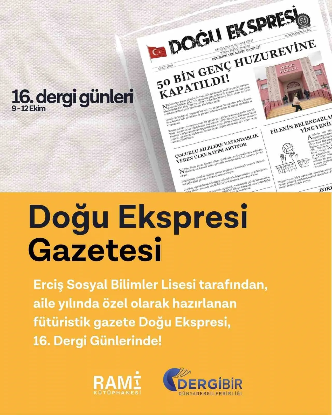 Van’ın Erciş ilçesinde eğitim veren Erciş Sosyal Bilimler Lisesi öğrencileri