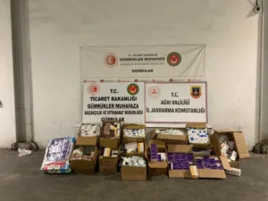 Ağrı’nın Doğubayazıt ilçesindeki Gürbulak Sınır Kapısı sahasında gerçekleştirilen kontrol ve