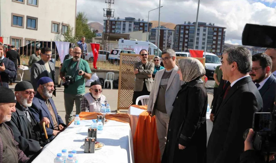 Erzurum’da 1 Ekim Dünya Yaşlılar Günü kapsamında anlamlı bir etkinlik