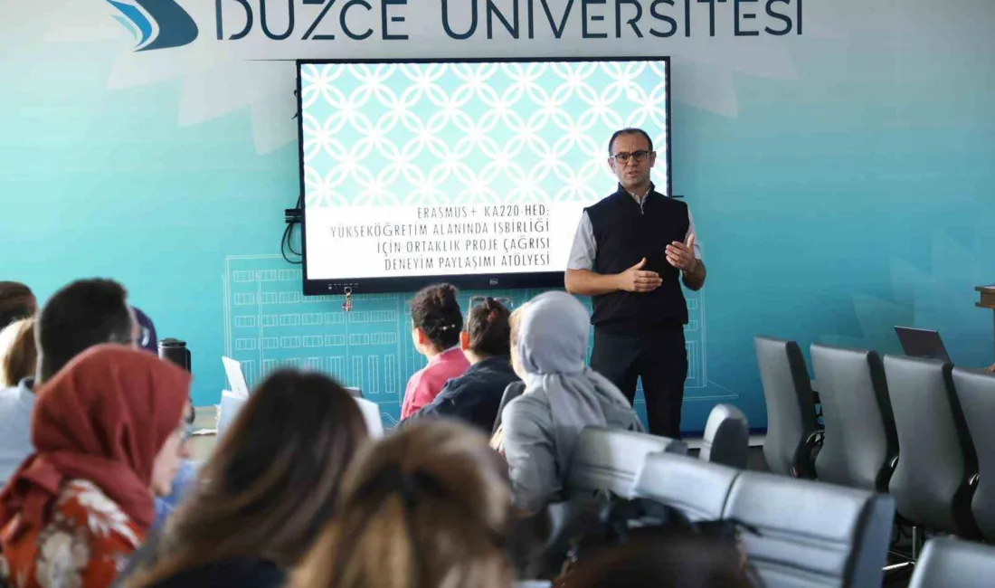 Düzce Üniversitesi Araştırma Dekanlığı tarafından düzenlenen “Erasmus+ KA220 Projeleri Atölyesi”