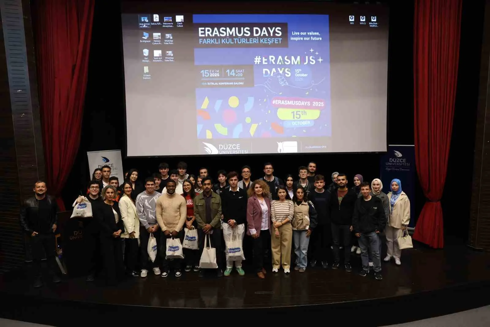 Düzce Üniversitesi Uluslararası Ofis Koordinatörlüğü tarafından düzenlenen Erasmus Days başlıklı