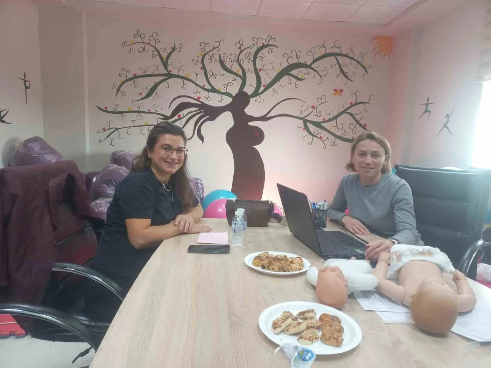 DÜZCE(İHA) – Düzce Sağlık Müdürlüğü tarafından Sağlıklı Hayat Merkezinde gebe