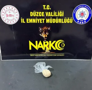 DÜZCE(İHA) – Düzce’de yapılan operasyonda 2 kilogram 600 gram bonzai