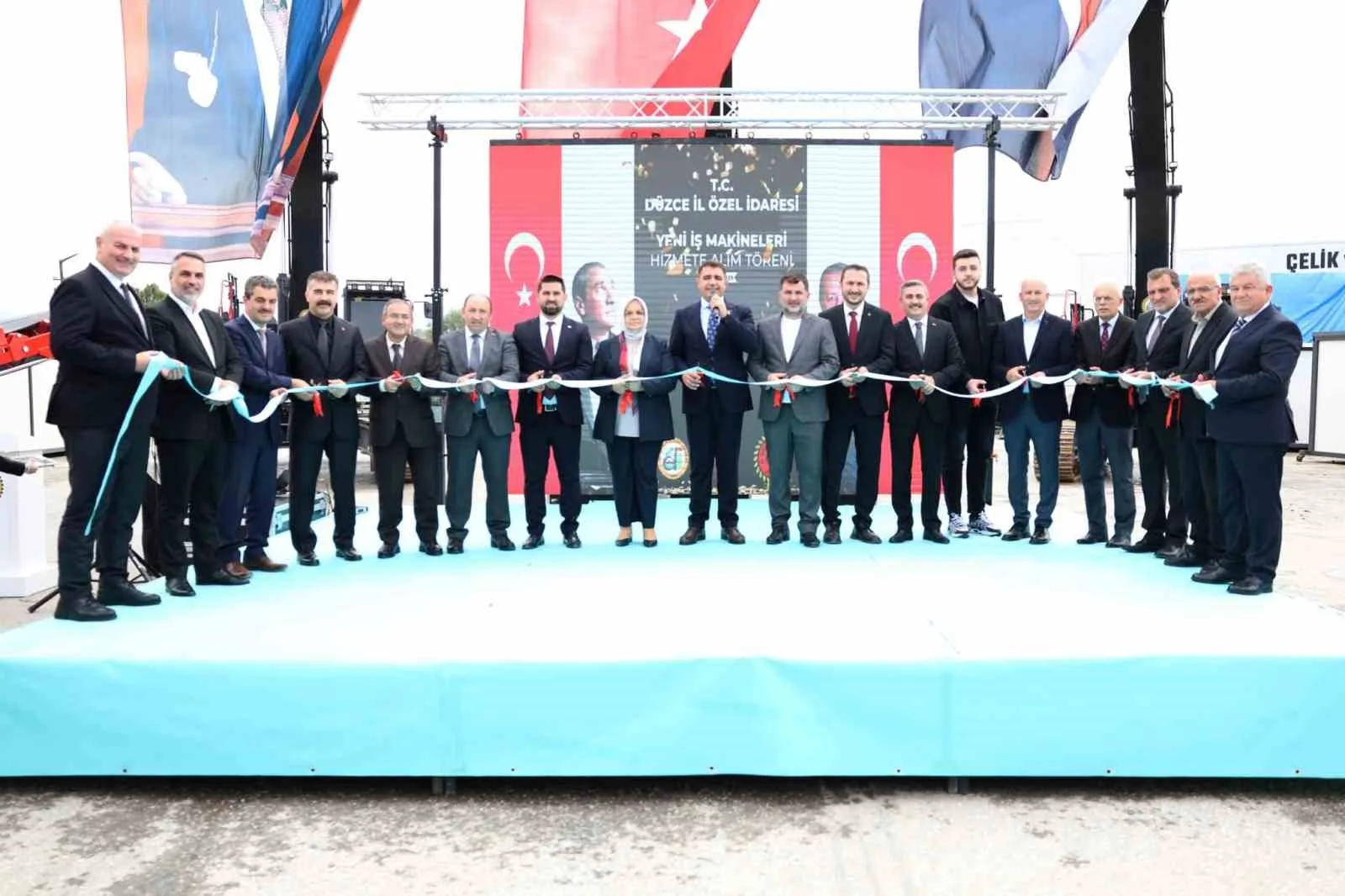 DÜZCE(İHA) – Düzce İl Özel İdaresi Makine parkına 182 milyon