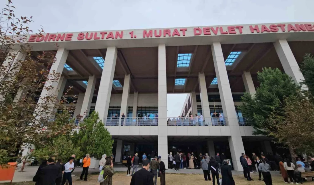 Edirne Sultan I. Murat Devlet Hastanesi’nin üroloji servisinde, henüz belirlenemeyen