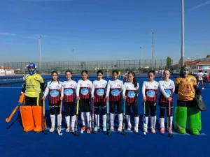 Muğla Ege Yıldızları Kadın Hokey Takımı, Konya’da düzenlenen U16 Türkiye