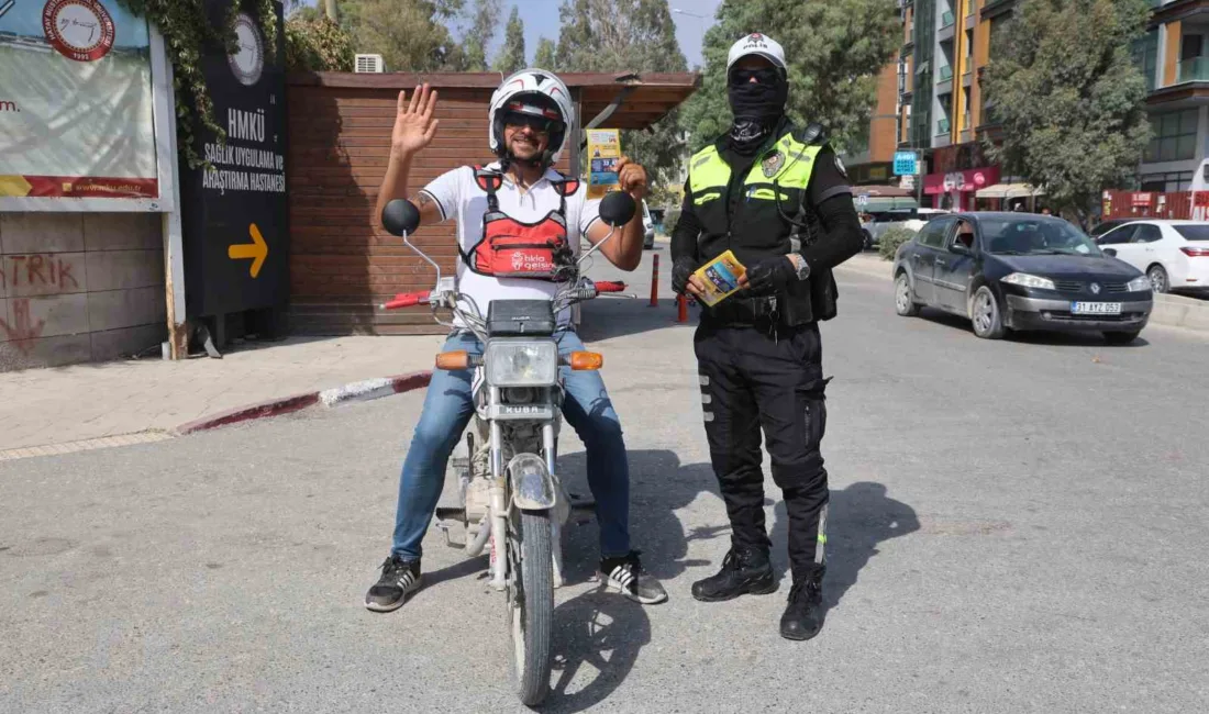 HATAY (İHA) – Hatay’da polis ekipleri, kazaların çoğunluğunu oluşturan motosiklet