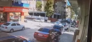 Elazığ’da motosiklet, otomobile çaptı. Motosiklet sürücüsünün hafif yaralandığı kaza, güvenlik