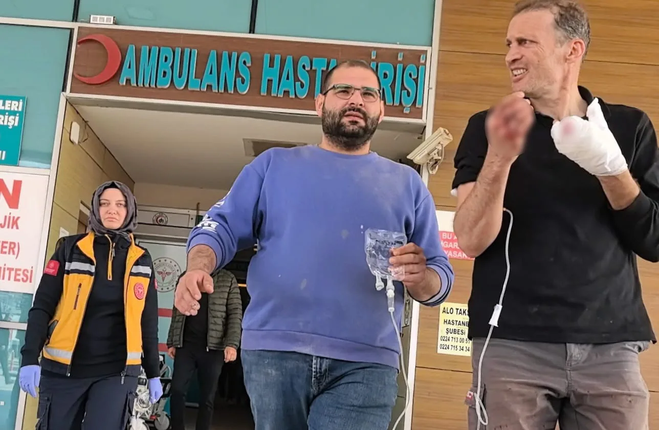 Bursa’nın İnegöl ilçesinde bir mobilya atölyesinde meydana gelen iş kazasında,