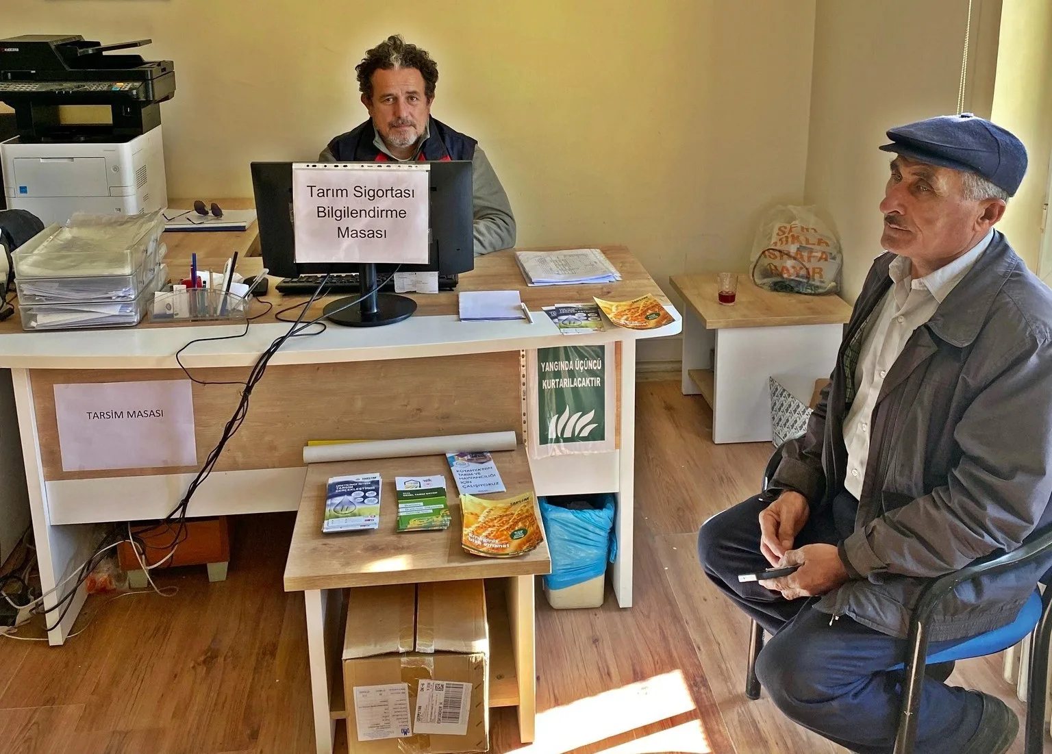 Emet İlçe Tarım ve Orman Müdürlüğünde üreticilerin tarım sigortaları konusunda