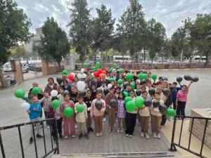 Afyonkarahisar’ın Emirdağ ilçesindeki öğrenciler gerçekleştirdikleri etkinlikler ile Filistin’e destek verdi.