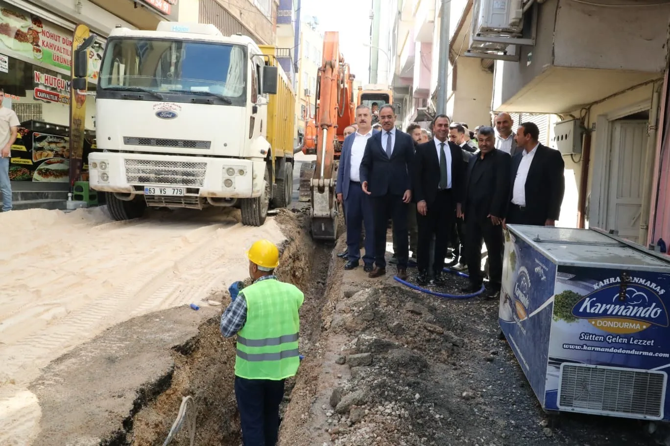 Eyyübiye Belediyesi ilçede bulunan Akşemsettin Mahallesine doğalgaz hattının çekilmesi için