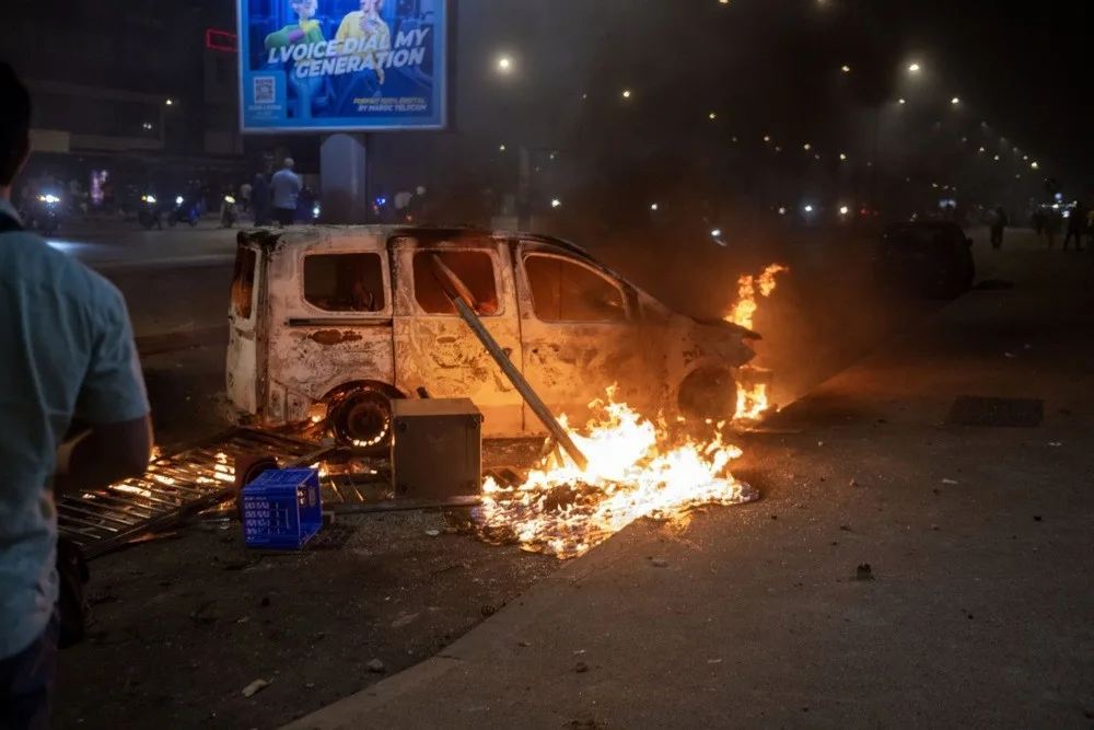 Kuzey Afrika ülkesi Fas’ta gençlerin öncülüğünde başlayarak şiddet olaylarına dönüşen