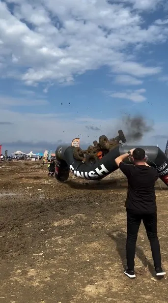 Trabzon’da bu yıl ilk kez düzenlenen Of Off-Road Festivali’nde bir