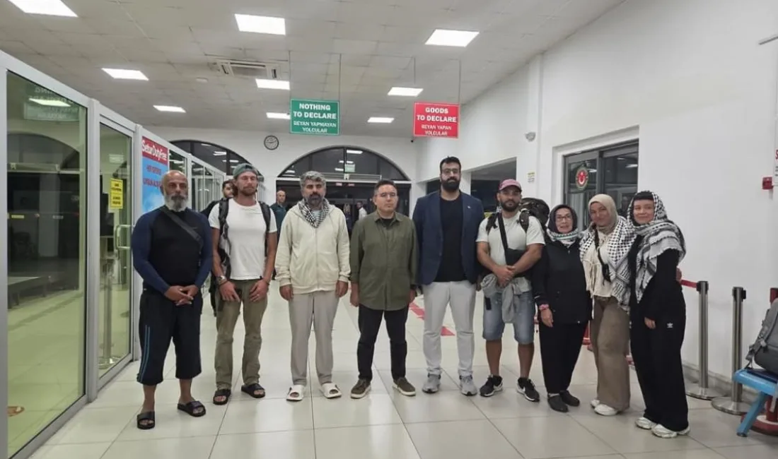 Gazze’ye yardım ve destek amacıyla yola çıkan ve fırtınaya yakalanıp