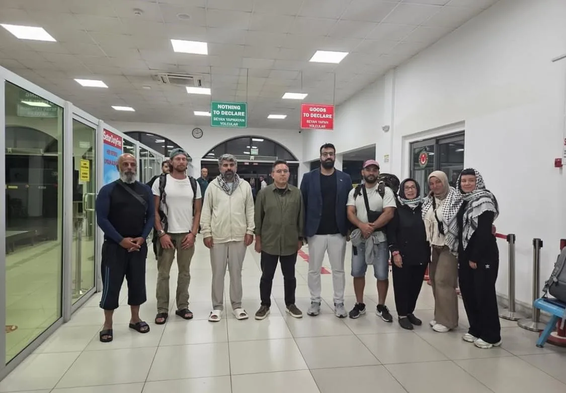 Gazze’ye yardım ve destek amacıyla yola çıkan ve fırtınaya yakalanıp