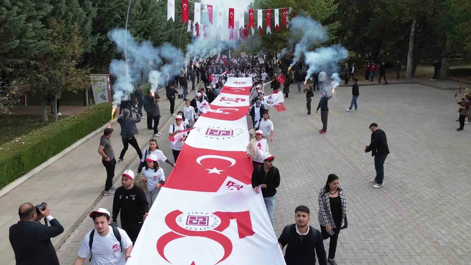 Fırat Üniversitesi’nde (FÜ) kuruluşun 50. yılı ve Cumhuriyet’in 102. yılı