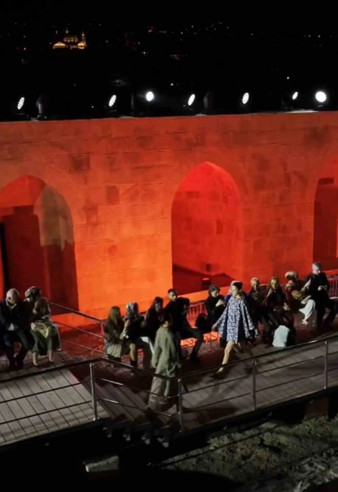 Güneydoğu Anadolu İhracatçılar Birliği tarafından Tarihi Gaziantep Kalesi’nde düzenlenen defile,