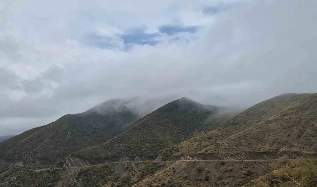 Tekirdağ’da sabah saatlerinden itibaren etkisini gösteren yoğun sis, Ganos Dağı