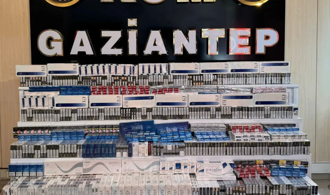 Gaziantep’te polis ekipleri tarafından kaçakçılıkla mücadeleye yönelik yapılan operasyonlarda çok