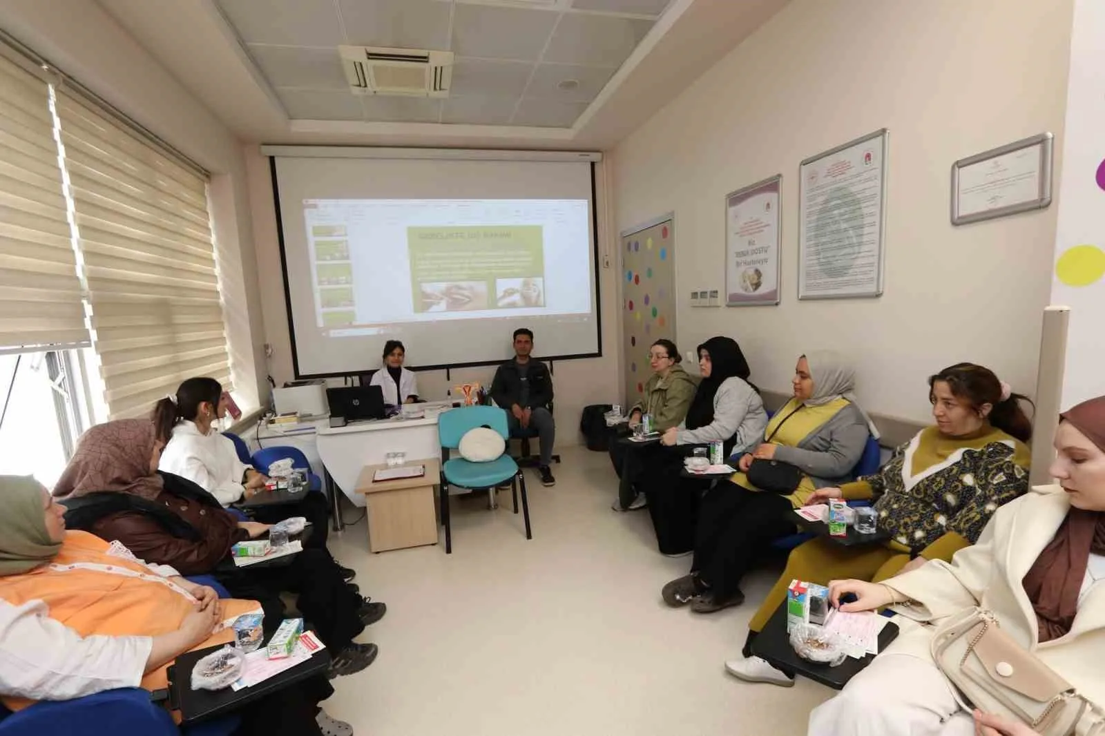 Amasya Üniversitesi Sabuncuoğlu Şerefeddin Eğitim ve Araştırma Hastanesi’nde oluşturulan gebe