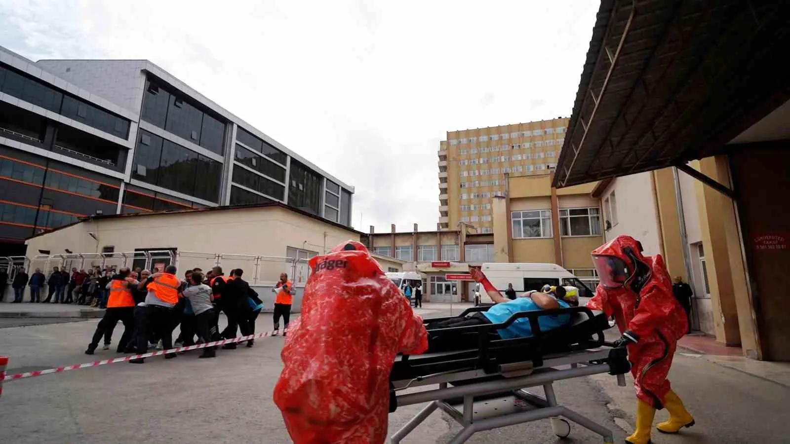 Sivas Cumhuriyet Üniversitesi Hastanesi’nde yangın ve kimyasal biyolojik radyolojik nükleer