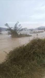 Çanakkale’nin Gökçeada ilçesinde gece etkili olan kuvvetli sağanak yağış, sele