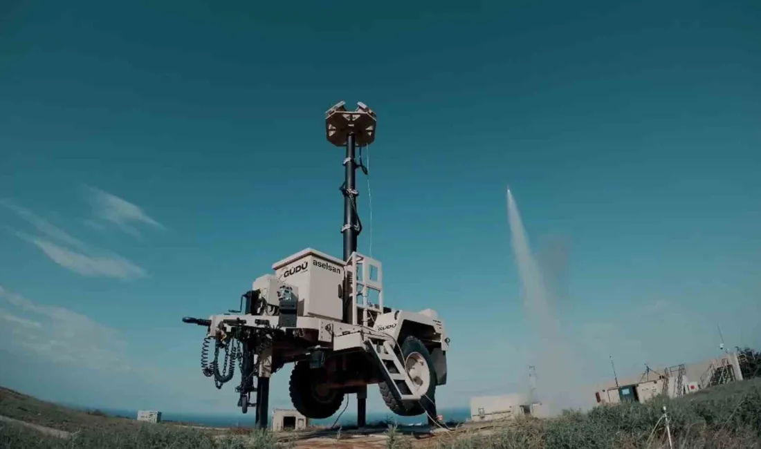 ASELSAN ve TÜBİTAK SAGE işbirliğiyle geliştirilen GÖKSUR Sisteminin atışlı testi