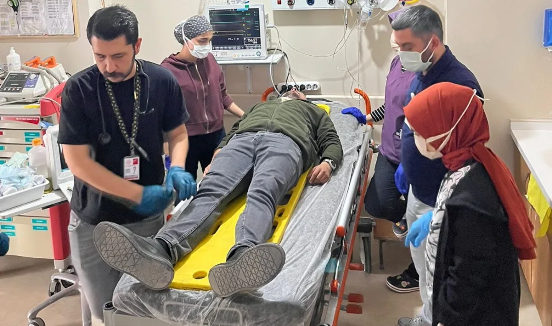 Adıyaman’ın Gölbaşı Devlet Hastanesi’nde, muhtemel toplu yaralanma durumlarına karşı hazırlık