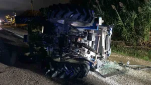 Balıkesir’in Gönen ilçesi Hasanbey Mahallesi’nde meydana gelen trafik kazasında iki
