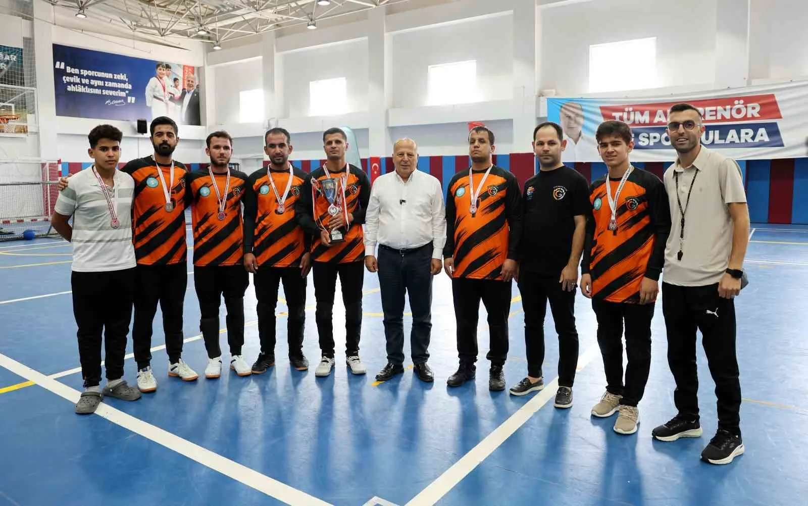 Adana’da görme engellilerin kurduğu Çukurova Görme Engelliler Spor Kulübü Goalball