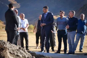 Hakkâri Valisi Ali Çelik, kent merkezinin içme suyu ihtiyacını karşılamaya
