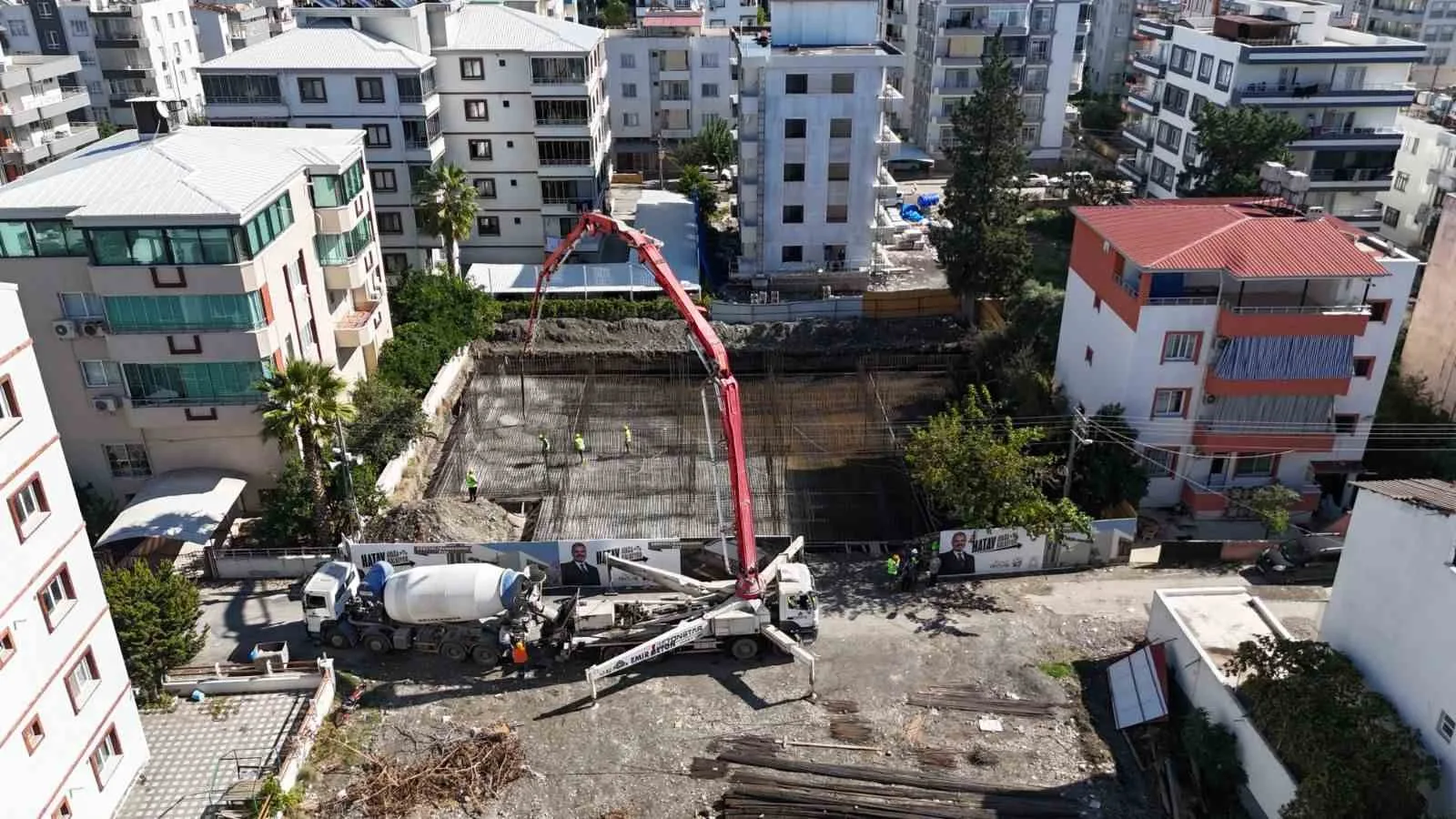 Hatay Büyükşehir Belediyesi, Dörtyol ilçesine kreş yapmak için inşaat çalışmalarına