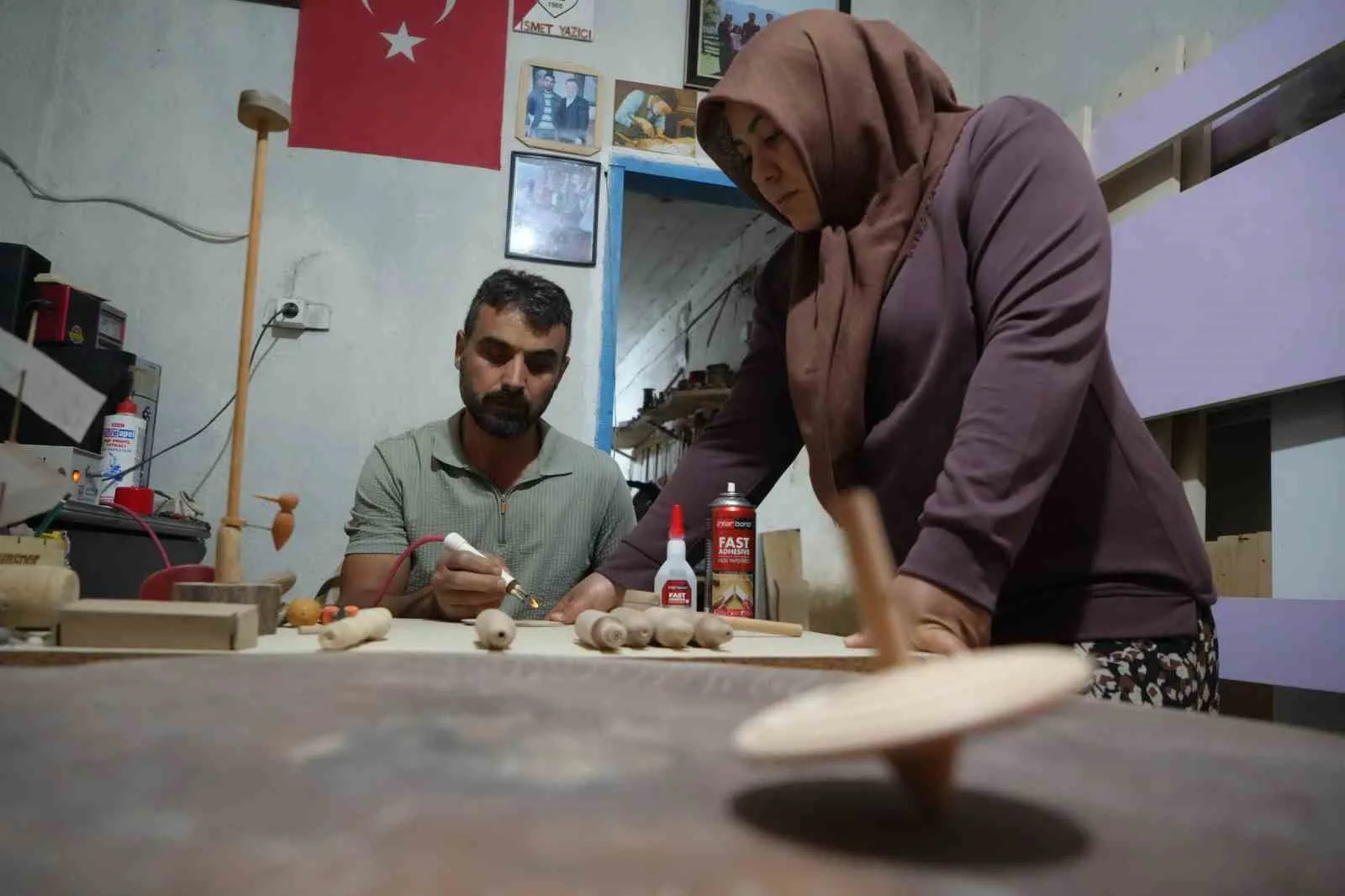 Samsun’un Ayvacık ilçesinde yaşayan şahıs, iş kazasında sol bacağını kaybettikten