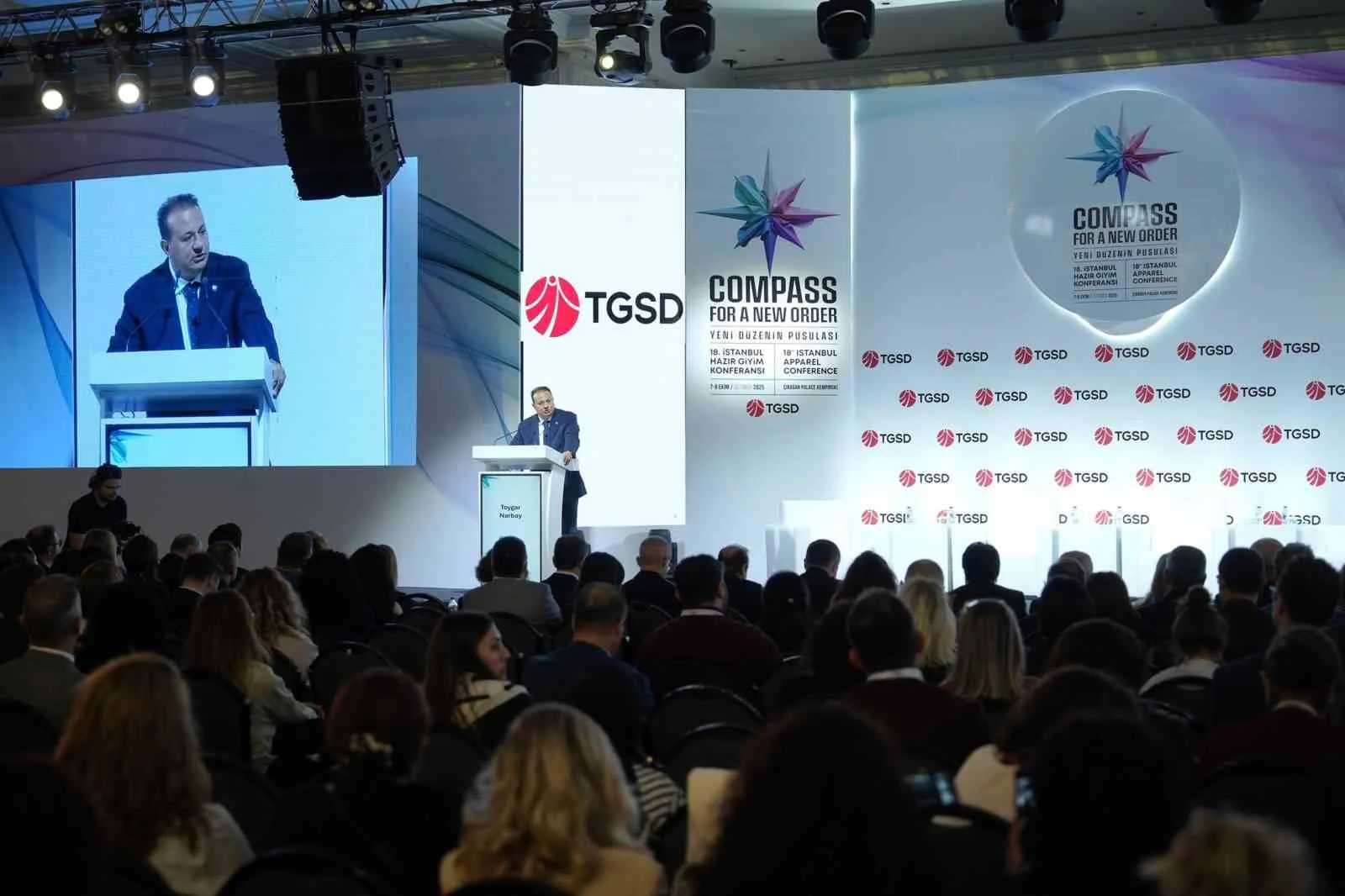 İstanbul Hazır Giyim Konferansı’nın açılışında konuşan TGSD Başkanı Toygar Narbay,