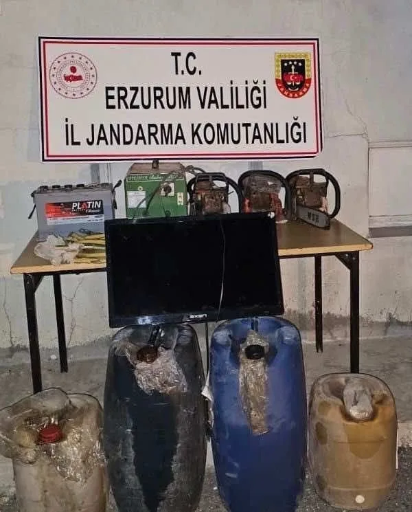 Erzurum İl Jandarma Komutanlığınca; Köprüköy ilçesinde 7 farklı evde meydana