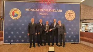 İnegöl Ticaret ve Sanayi Odası tarafından düzenlenen programla “İhracatın Yıldızları”