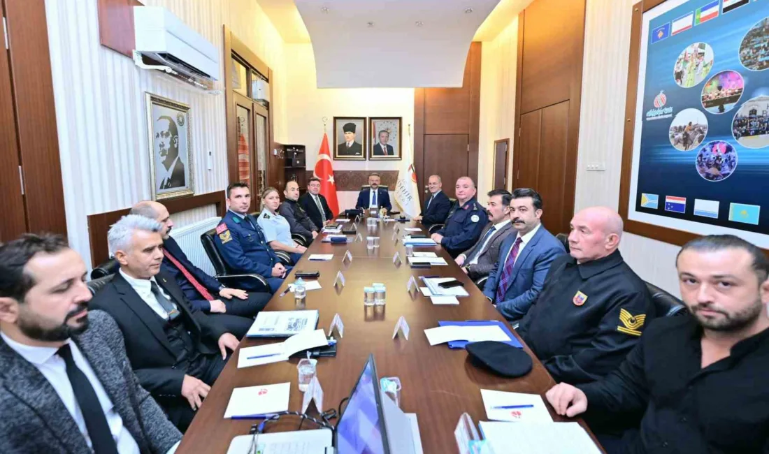 Eskişehir’de düzenlenen İl Güvenlik ve Asayiş Koordinasyon Toplantısı’nda çeşitli maddelerle