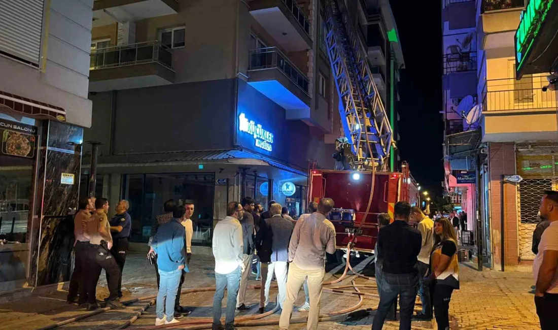 Aydın’ın İncirliova ilçesi Cumhuriyet Mahallesi’nde bulunan 6 katlı bir apartmanın