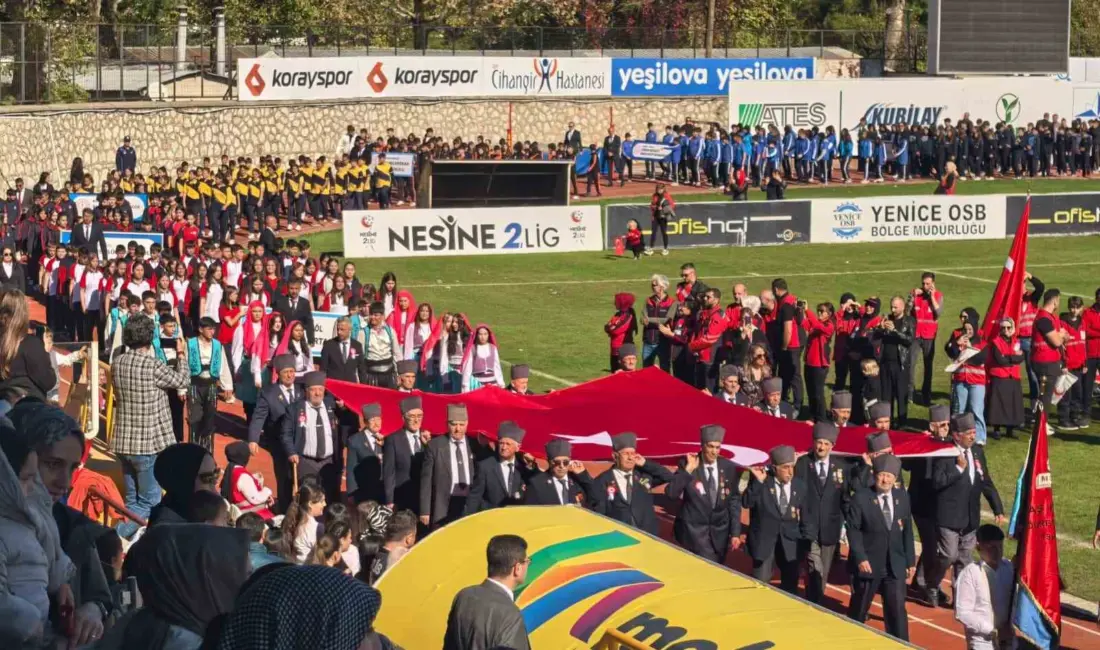 Bursa’nı İnegöl ilçesinde, Cumhuriyetin 102. yıl dönümü kutlamaları 17 yıl