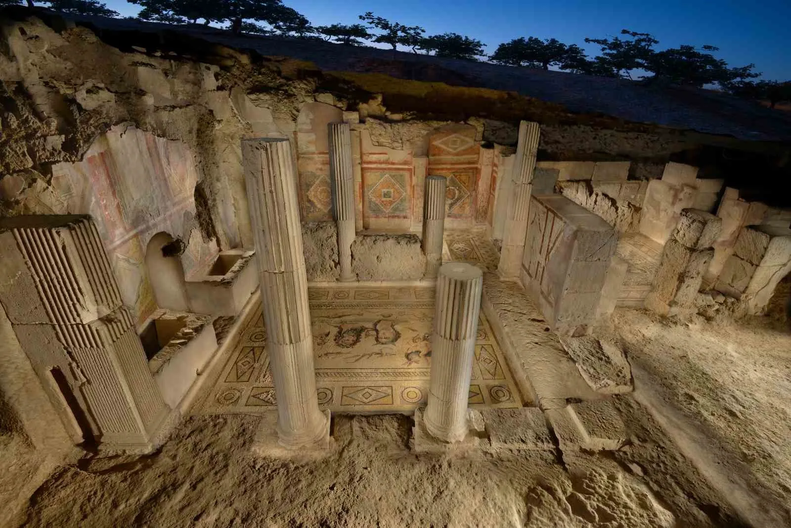 Zeugma Antik Kenti’nin en iyi korunmuş Roma konutu örneklerinden biri